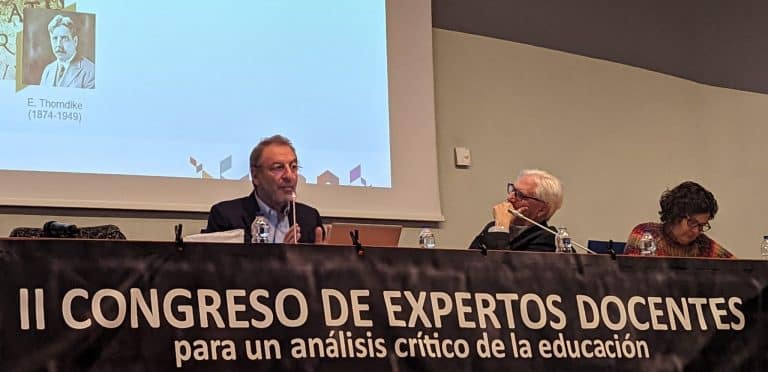 Nuno Crato inaugurando el congreso junto a otros ponentes