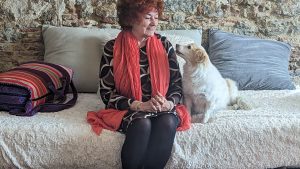 Anna Boyé i Viki a l'entrevista