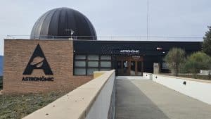 Entrada Parc Astronòmic Montsec, a Lleida
