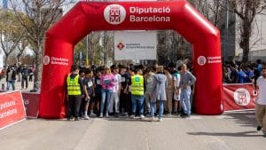 Moment de la sortida de la cursa La milla de la Mina 2024