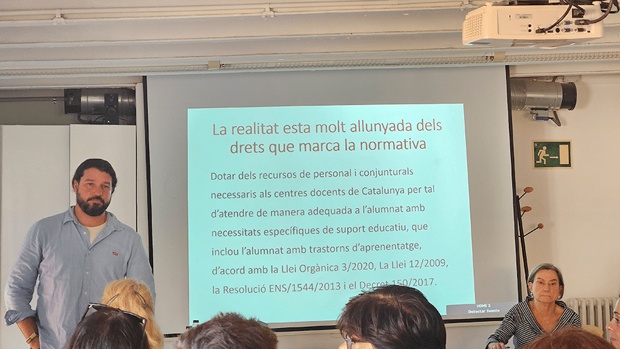 La dislèxia invisible davant els EAPs a les escoles