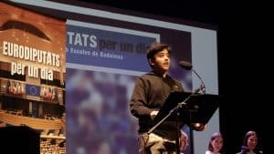 Els joves es converteixen en parlamentaris europeus a Badalona