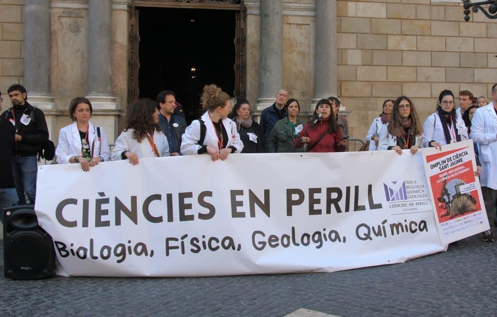 Manifestació ciències batxillerat