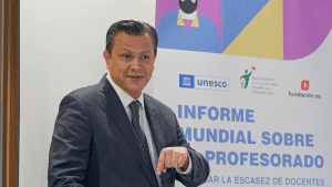 Carlos Vargas, cap de secció de Desenvolupament docent de la UNESCO