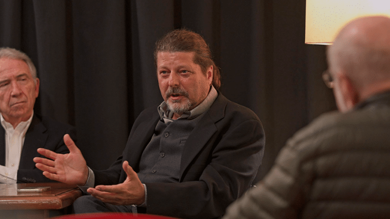 David Rabadà presentant el seu nou llibre a Madrid